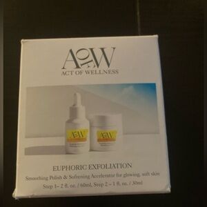 Act of Wellness Euphoric Exfoliation Set. 2 step set. 2 available. New in box 🦋
